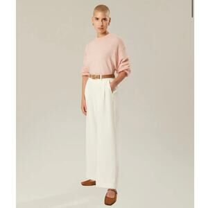 Toulair No.1 / the Vritti Trouser White Relaxed Trouser Womens size 29